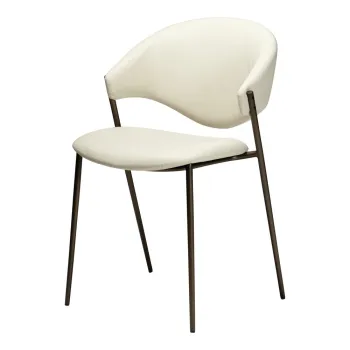 Scaun de dining fildes din imitatie de piele Zone - DAN-FORM Denmark imagine