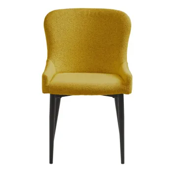 Scaun de dining galben Ontario - Unique Furniture imagine