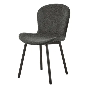 Scaun de dining gri inchis Esra - Actona imagine