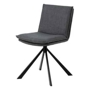 Scaun de dining gri inchis Flynn - Actona imagine