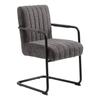 Scaun de dining gri inchis Trout - Unique Furniture imagine