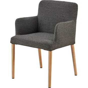 Scaun de dining gri Zoe - Actona imagine