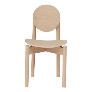 Scaun de dining in culoare naturala deschisa din lemn de frasin Oy - OYOY Living Design imagine