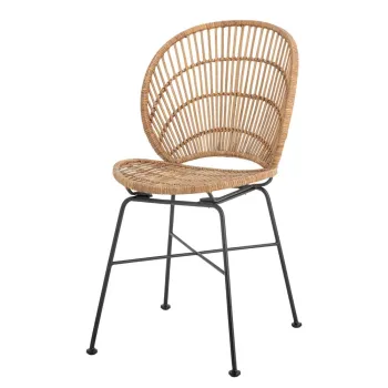 Scaun de dining in culoare naturala din ratan Fiore - Bloomingville imagine