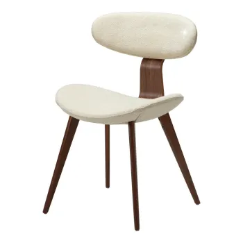 Scaun de dining in culoare naturala inchisa Buckle - DAN-FORM Denmark imagine