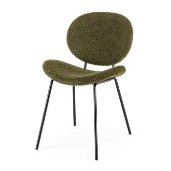 Scaun de dining kaki tapitat Maddie - Yes Everyday imagine