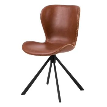 Scaun de dining maro coniac Batilda - Actona imagine