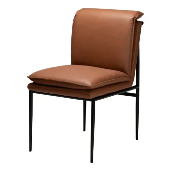 Scaun de dining maro coniac Evoke - DAN-FORM Denmark imagine