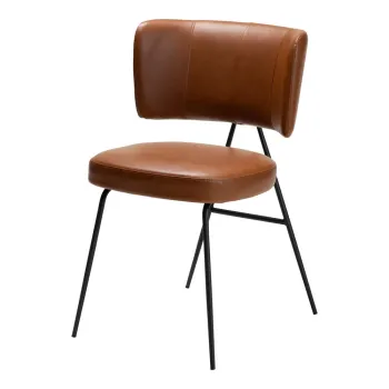 Scaun de dining maro coniac Roost - DAN-FORM Denmark imagine