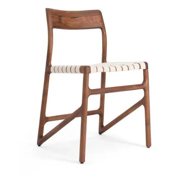 Scaun de dining maro/crem Fawn - Gazzda imagine