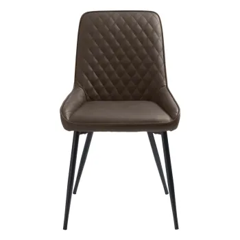 Scaun de dining maro inchis Milton - Unique Furniture imagine