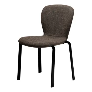 Scaun de dining maro tapitat Heap - DAN-FORM Denmark imagine