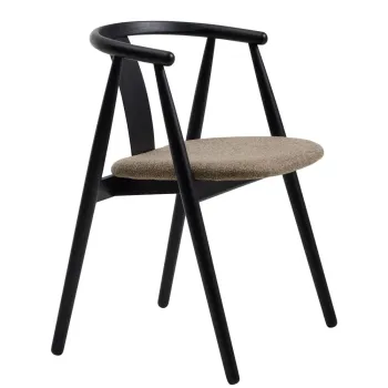 Scaun de dining negru/bej Relate - Unique Furniture imagine