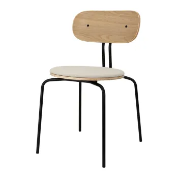 Scaun de dining negru/crem Curious - UMAGE imagine