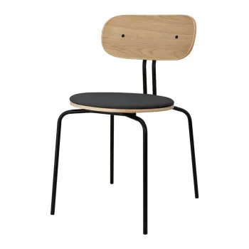 Scaun de dining negru/gri antracit Curious - UMAGE imagine