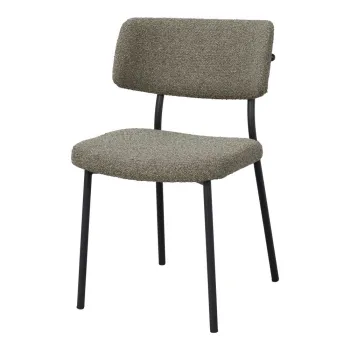 Scaun de dining negru/gri din otel Herbster - Rowico imagine