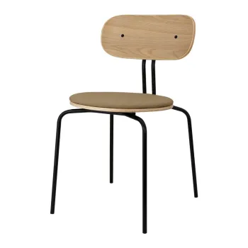 Scaun de dining negru/maro deschis Curious - UMAGE imagine