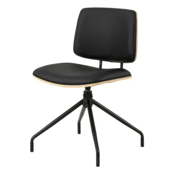 Scaun de dining negru Owen - Actona imagine