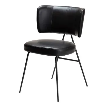 Scaun de dining negru Roost - DAN-FORM Denmark imagine