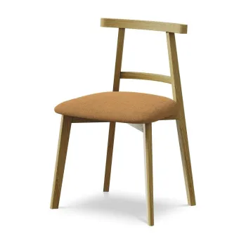 Scaun de dining teracotAdin lemn masiv Ohelo aEURMakamii imagine