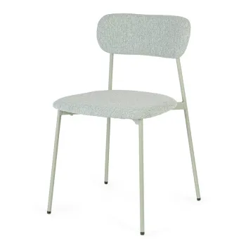 Scaun de dining verde menta tapitat Inka - Yes Everyday imagine