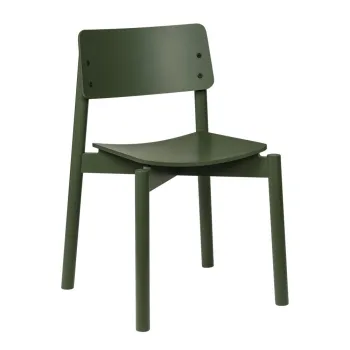 Scaun de dining verde stivuibil Wem - noo.ma imagine