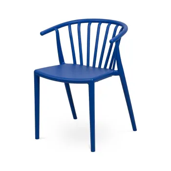 Scaun de gradina albastru din plastic Capri - Bonami Essentials imagine