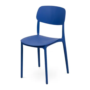 Scaun de gradina albastru din plastic Hebe - Bonami Essentials imagine