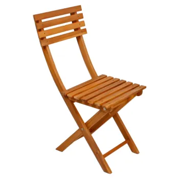 Scaun de gradina in culoare naturala din lemn masiv Alameda - Garden Pleasure imagine