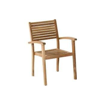 Scaun de gradina in culoare naturala din lemn masiv Sunderland - Hartman imagine