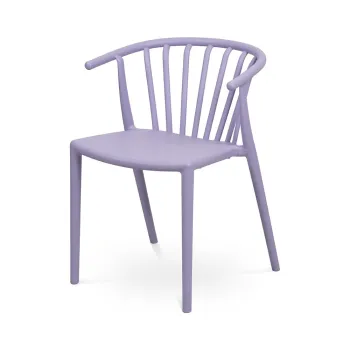 Scaun de gradina mov lavanda din plastic Capri - Bonami Essentials imagine