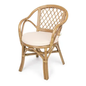 Scaun de grAfdinAA(R)n culoare naturalAdin lemn masiv/din ratan Athina aEURBizzotto imagine