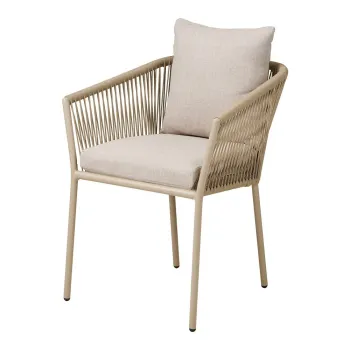 Scaun de grAfdinAbej din metal/capitonat Salerno aEURHouse Nordic imagine