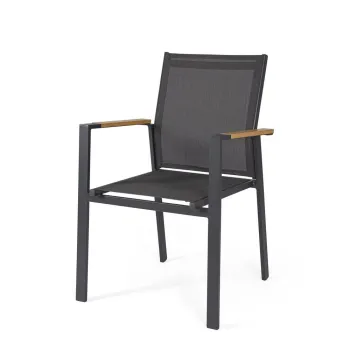 Scaun de grAfdinAgri antracit din metal Heta aEURBizzotto imagine