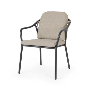 Scaun de grAfdinAmaro deschis din metal Edvige aEURBizzotto imagine