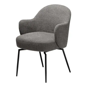 Scaun de living bej cu cotiere/rotativ Bae - DAN-FORM Denmark imagine