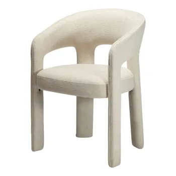 Scaun de living bej cu cotiere Splendor - DAN-FORM Denmark imagine