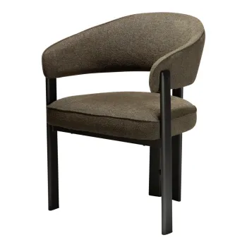 Scaun de living kaki cu cotiere Duct - DAN-FORM Denmark imagine