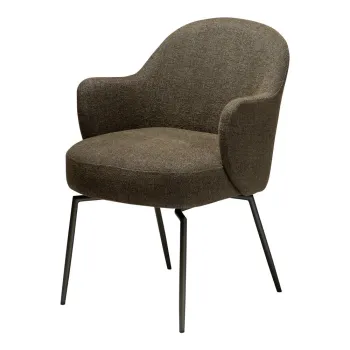 Scaun de living kaki cu cotiere/rotativ Bae - DAN-FORM Denmark imagine