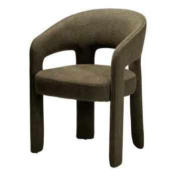 Scaun de living kaki cu cotiere Splendor - DAN-FORM Denmark imagine