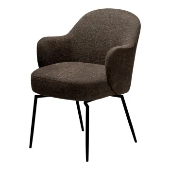 Scaun de living maro cu cotiere/rotativ Bae - DAN-FORM Denmark imagine