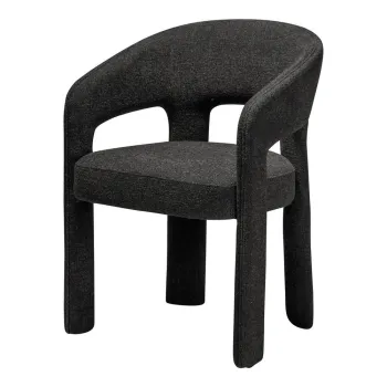 Scaun de living negru cu cotiere Splendor - DAN-FORM Denmark imagine