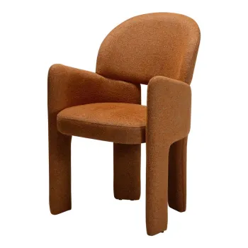 Scaun de living portocaliu cu cotiere Aole - DAN-FORM Denmark imagine