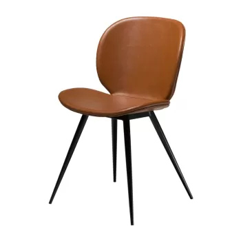 Scaun din piele artificiala DAN-FORM Denmark Cloud, maro imagine