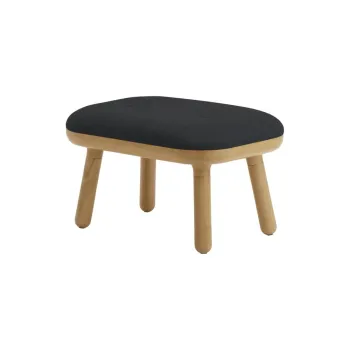 Scaun gri antracit-in culoare naturala Paff Low - UMAGE imagine