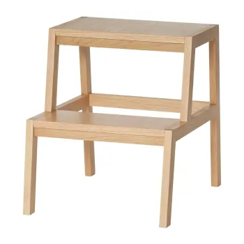 Scaun in culoare naturala cu aspect de lemn de stejar Alp - Hubsch imagine