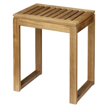 Scaun in culoare naturala din lemn de acacia Fondi - Wenko imagine