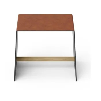 Scaun maro coniac din metal Bull - LIND DNA imagine