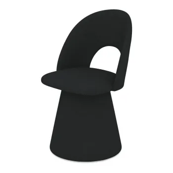 Scaun negru de luat masa Kalo - Makamii imagine