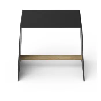 Scaun negru din metal Bull - LIND DNA imagine